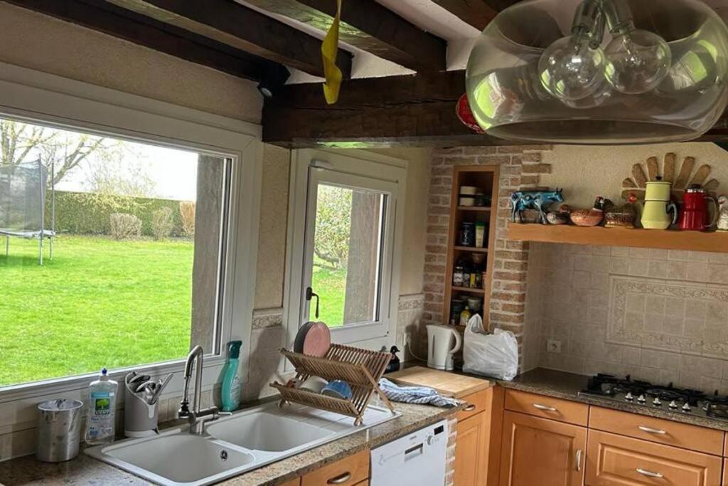 Chaumiere De Charme Cosy Villa Saint-Éloi-de-Fourques Eksteriør billede